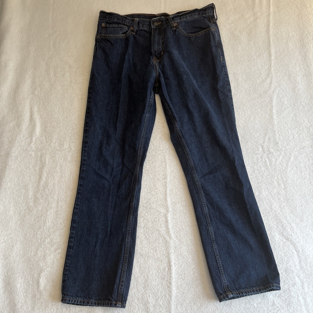 Old Navy Jeans Men's 36 X 30 Blue Straight Leg Dark Wash
